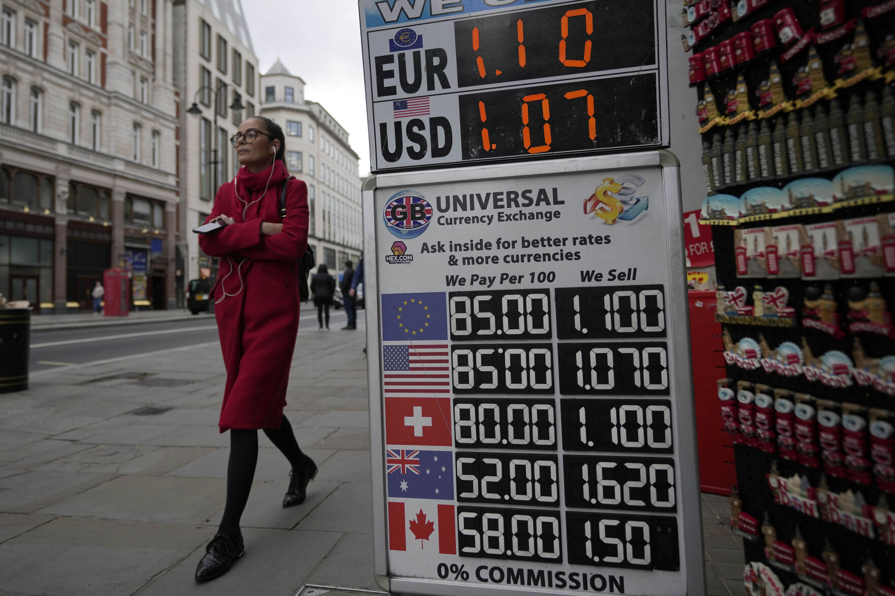 APTOPIX Britain Economy